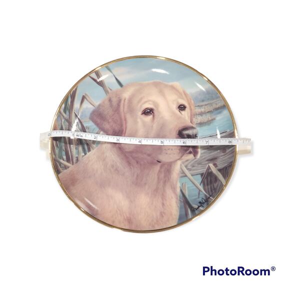 Franklin Mint DEVOTED COMPANION Labrador Dog Collector Plate by Randy McGovern - Picture 5 of 5